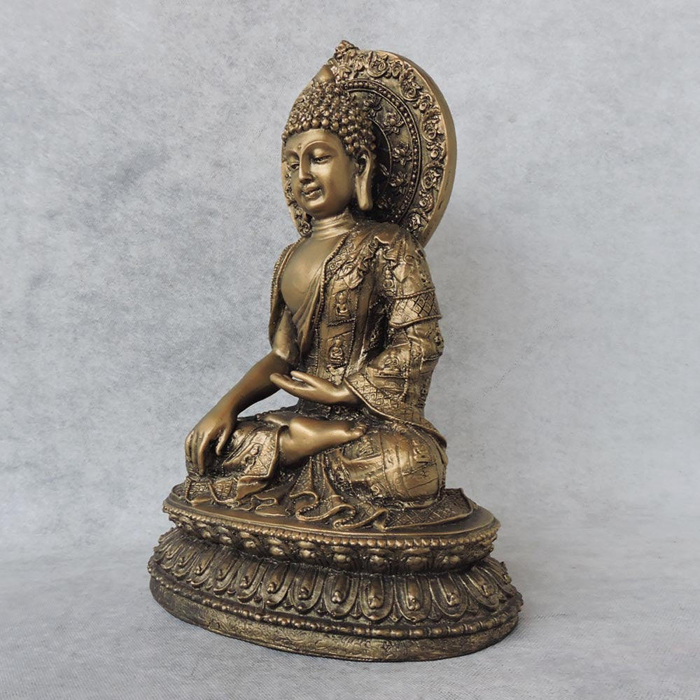 Buddha With Arch Sitting by Satgurus