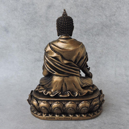 Buddha Sitting With Brass Finish by Satgurus