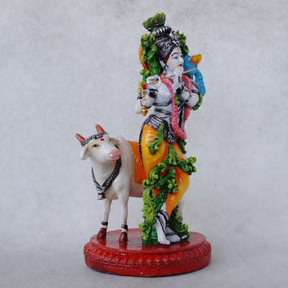 Krishna With Cow Idol by Satgurus