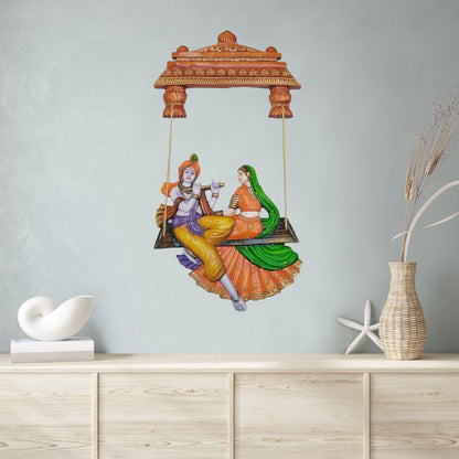 Radha Krishna Hanging Jhula by Satgurus
