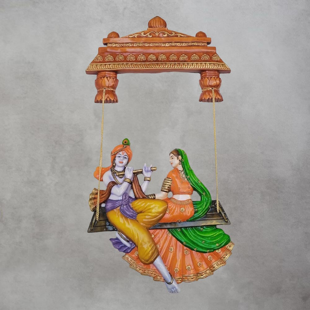 Radha Krishna Hanging Jhula by Satgurus