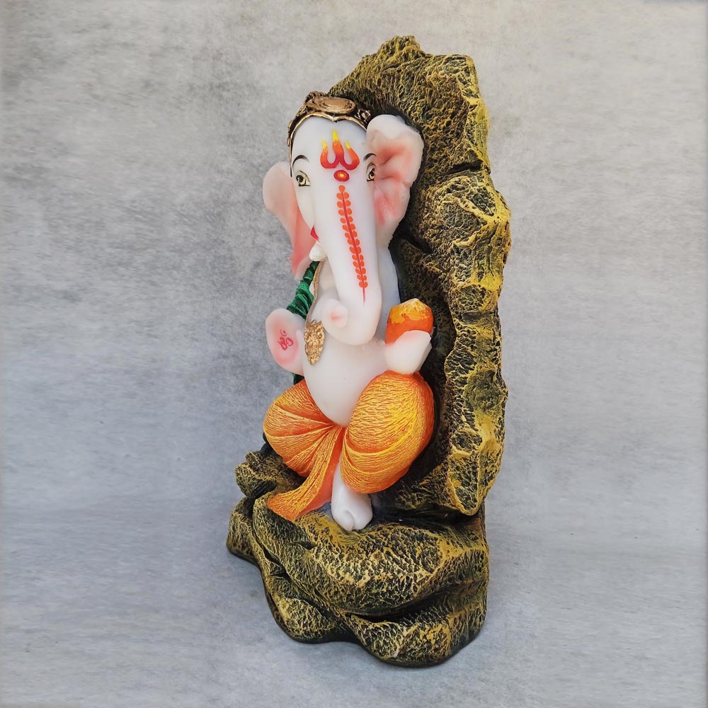 Side Face Ganesha / Yellow Stone by Satgurus