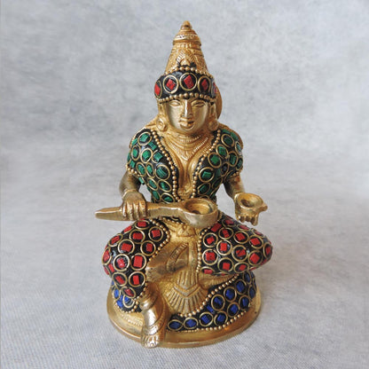 Brass Annapurna Devi by Satgurus
