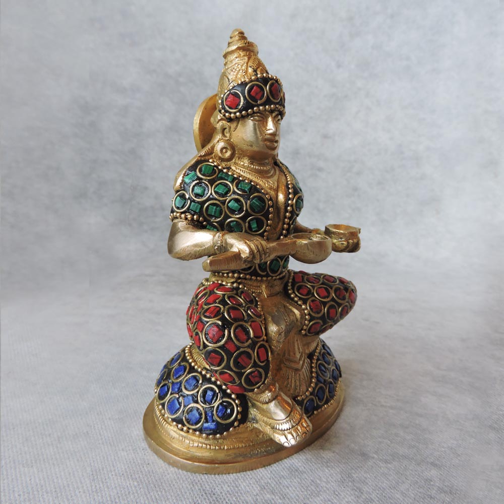Brass Annapurna Devi by Satgurus