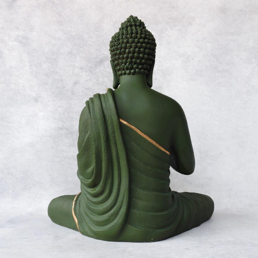 Blessing Buddha / Green by Satgurus