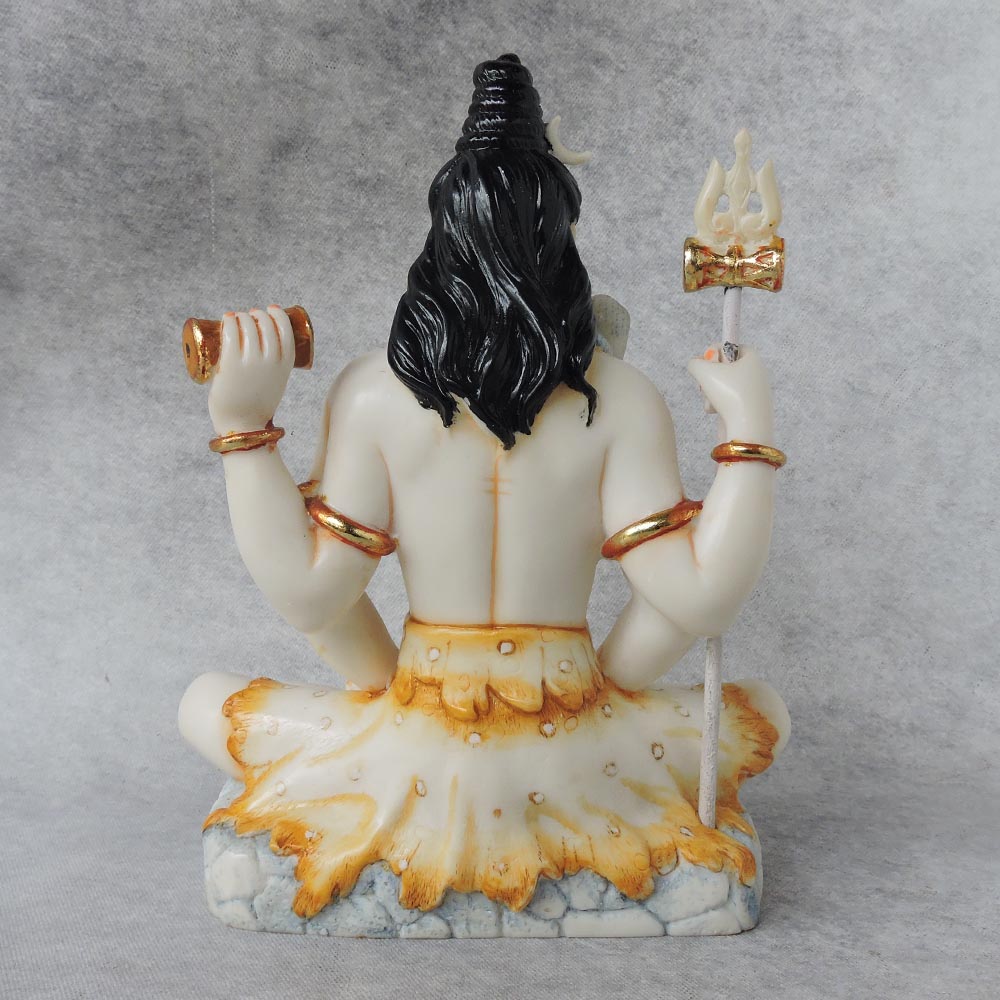 Culture Marble Shiva Sitting by Satgurus