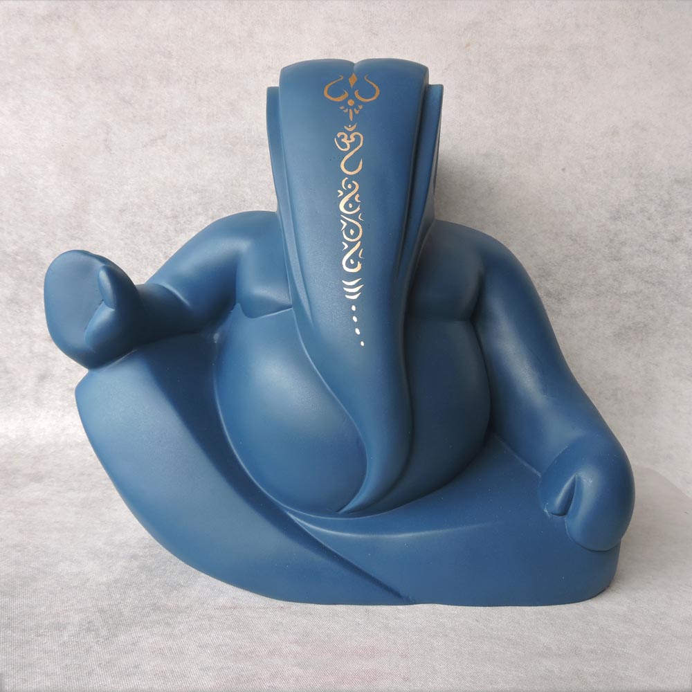 Blessing Ganesha / Blue by Satgurus
