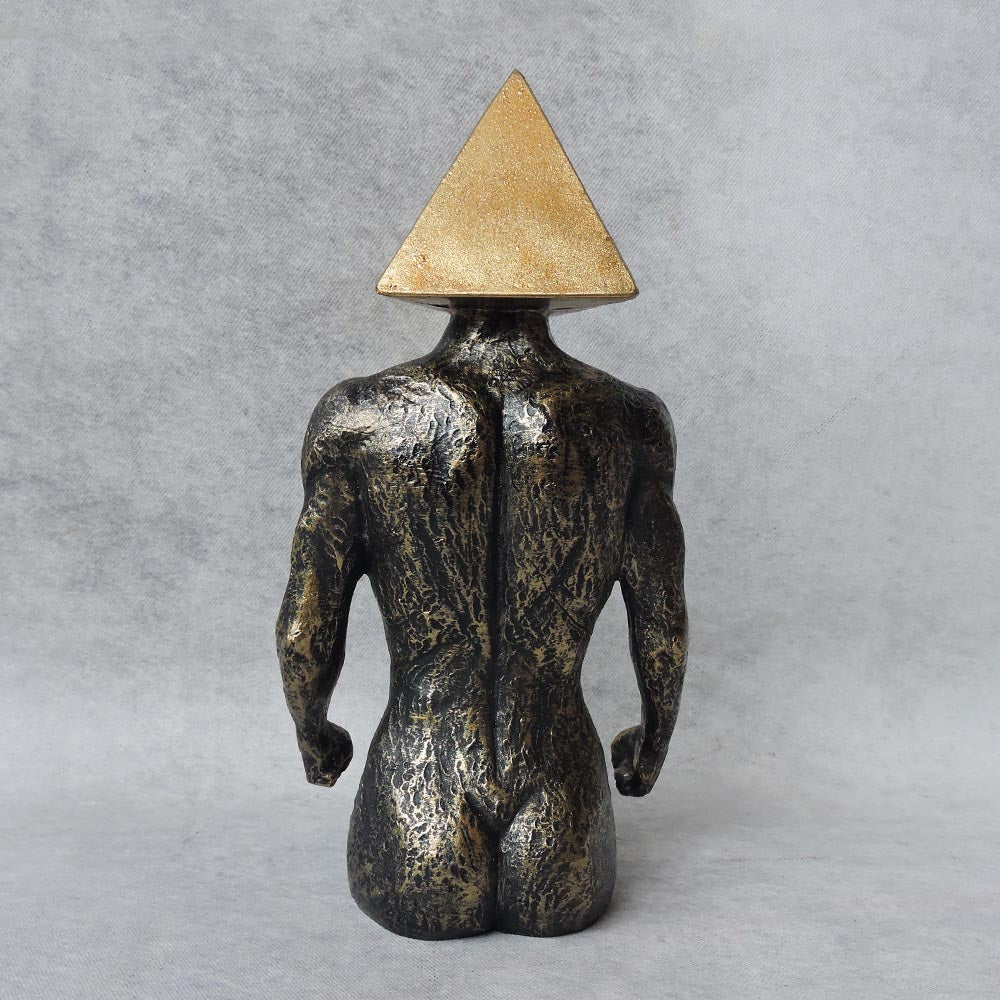 Body Builder With a Triangle Head by Satgurus