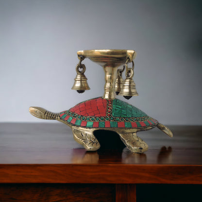 Tortoise With Diya by Satgurus