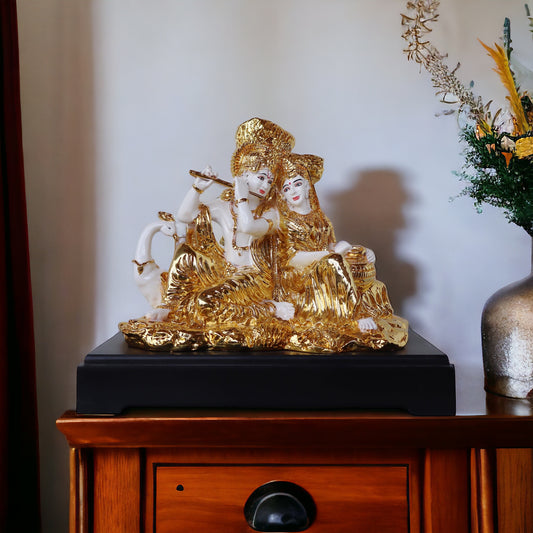 Gold Plated Radha Krishna by Satgurus