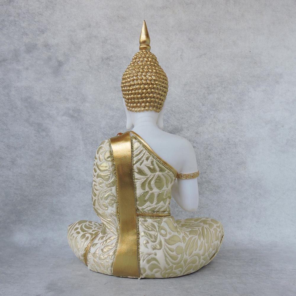 Buddha Sitting / White by Satgurus
