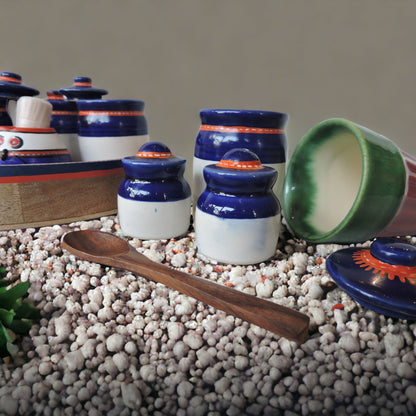 Pickle Jars Set With Tray by Satgurus