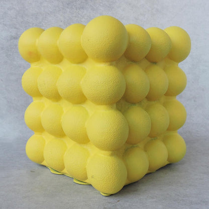 Bubble Cube / Yellow by Satgurus