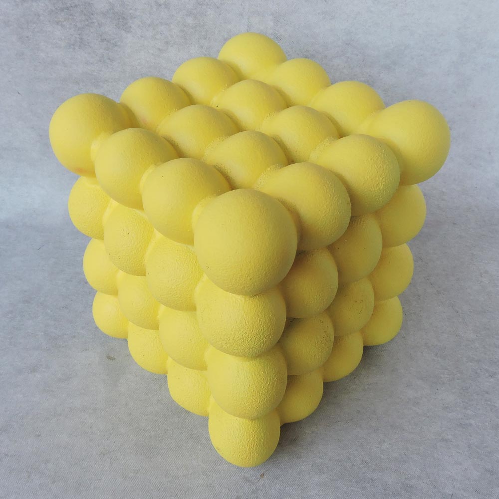 Bubble Cube / Yellow by Satgurus