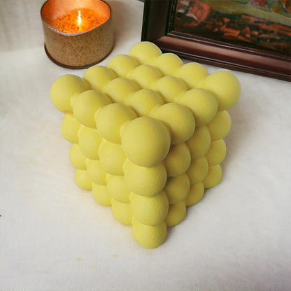 Bubble Cube / Yellow by Satgurus