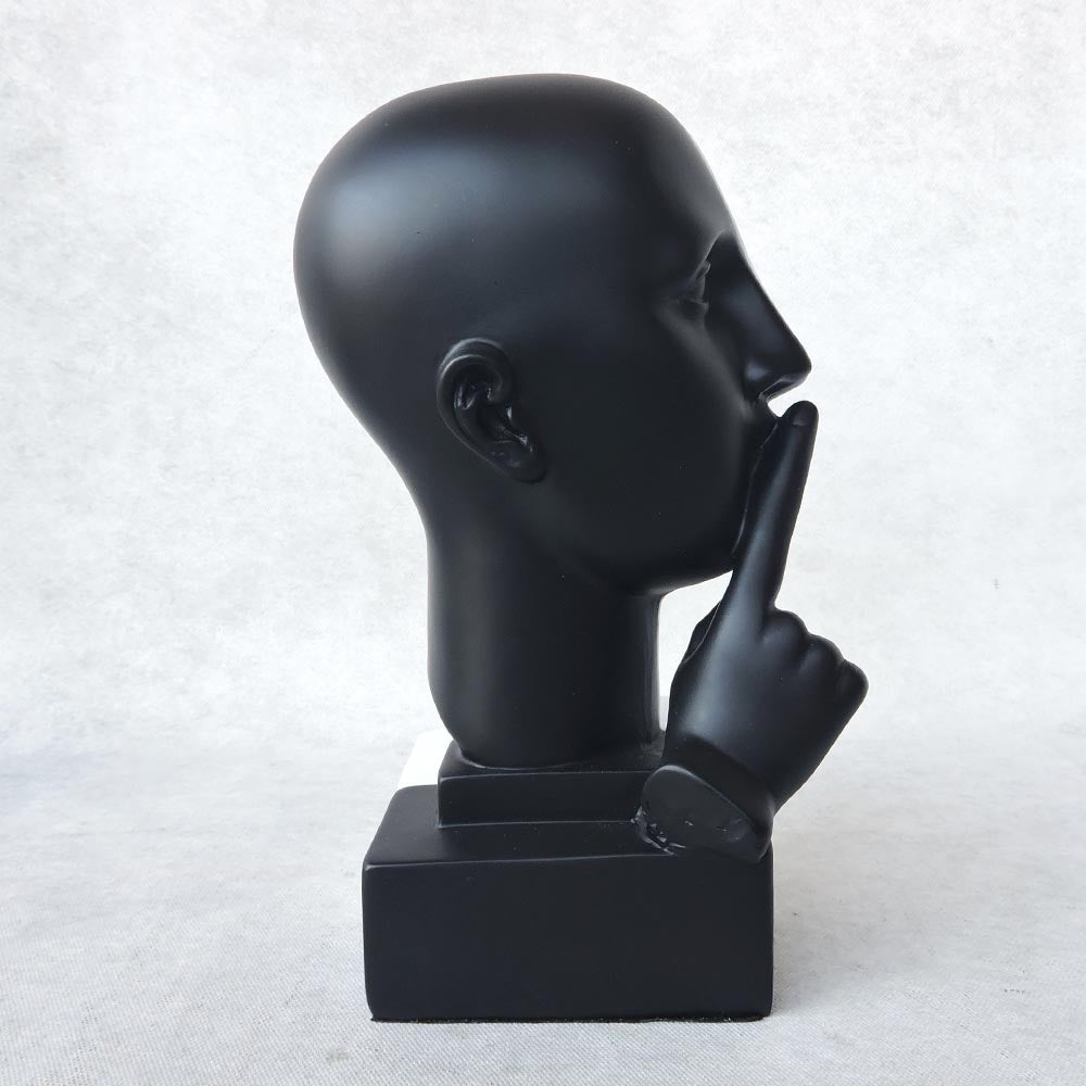 Speak No Evil Face Bookend by Satgurus