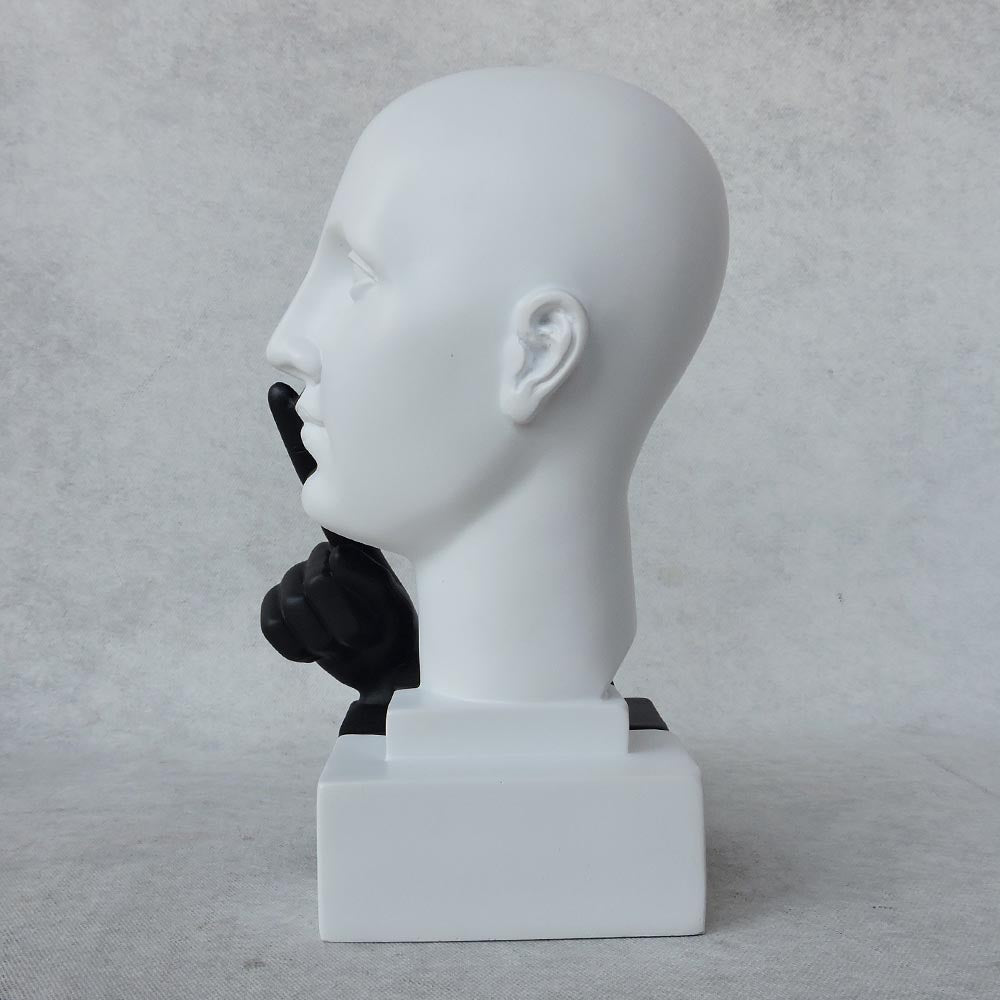 Speak No Evil Face Bookend by Satgurus