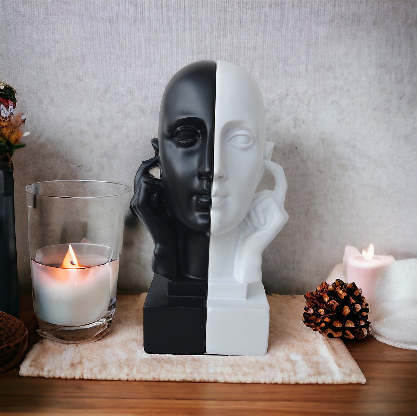 Hear No Evil Face Bookend by Satgurus