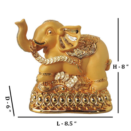 Elephant On Coins by Satgurus