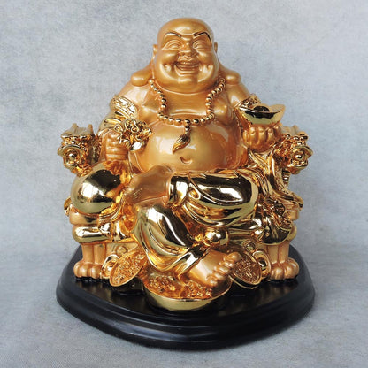 Laughing Buddha Sitting by Satgurus