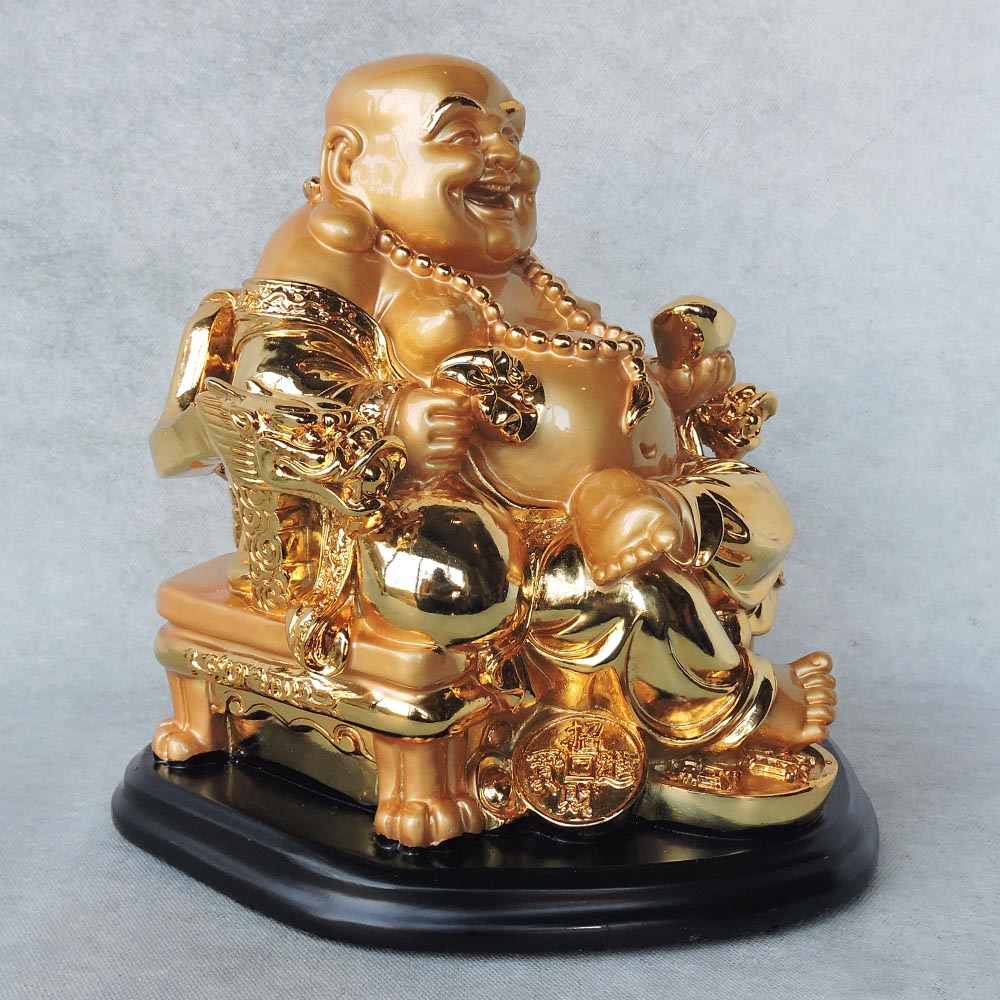Laughing Buddha Sitting by Satgurus