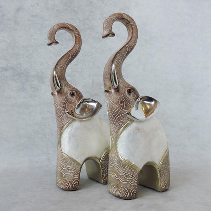  Loving Elephant Couple Figure by Satgurus