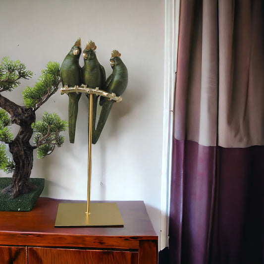 Parrots On Stand by Satgurus
