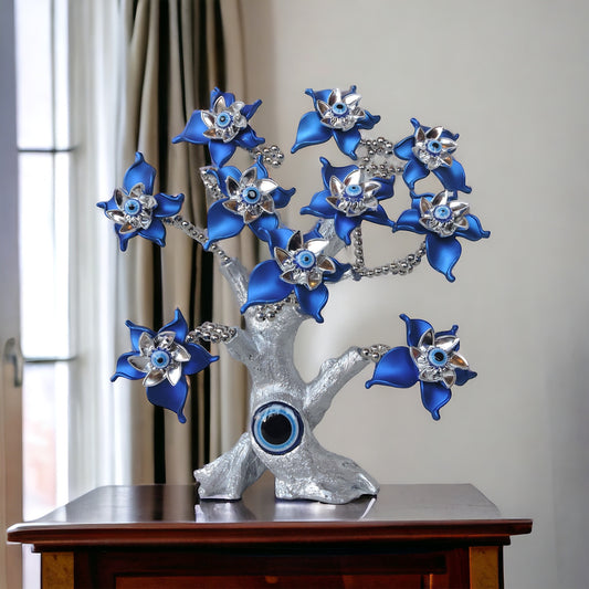 Flower Evil Eye Tree / Blue by Satgurus