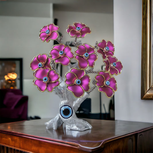 Flower Evil Eye Tree / Purple by Satgurus