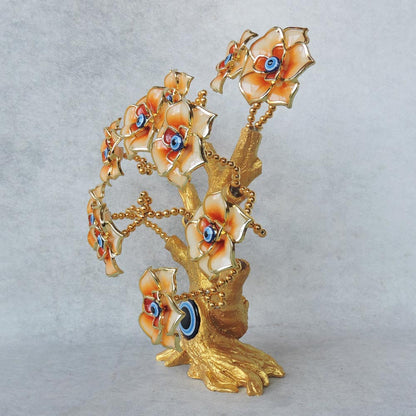 Flower Evil Eye Tree / Gold by Satgurus