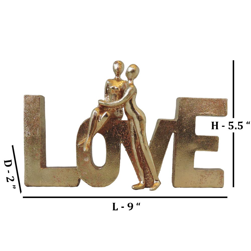 Couple In Arms With Love Alphabet by Satgurus