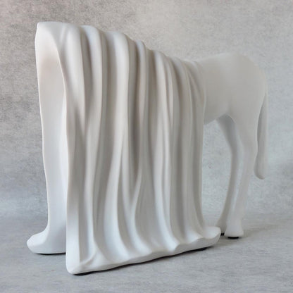 Abstract Horse / White by Satgurus