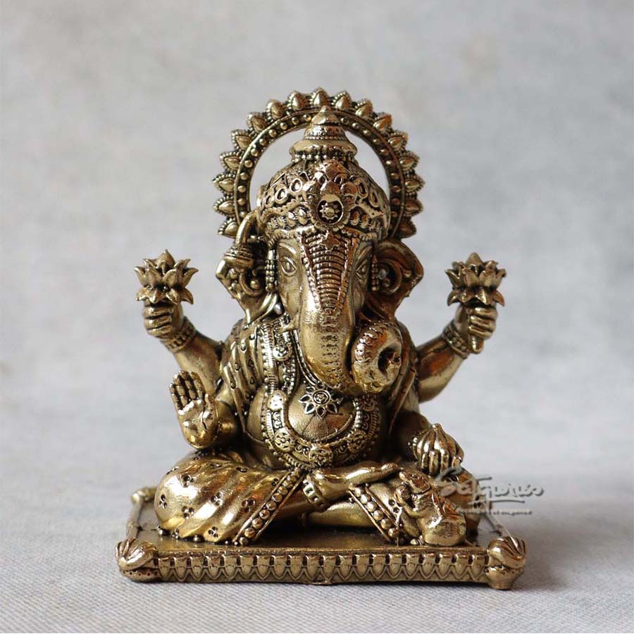 Brass Dagdu Ganesha By Satguru's