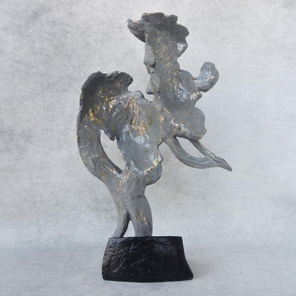 Grey Couple With Gold Leafing by Satgurus