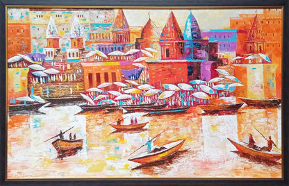 Varanasi Ghaat #1 by Dhananjay by Satgurus