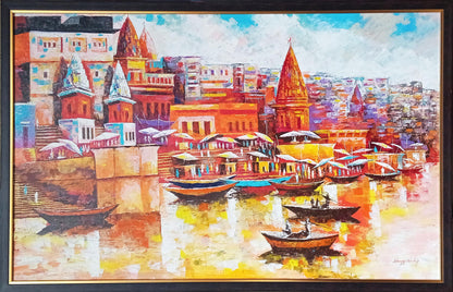 Varanasi Ghaat #2 by Dhananjay by Satgurus