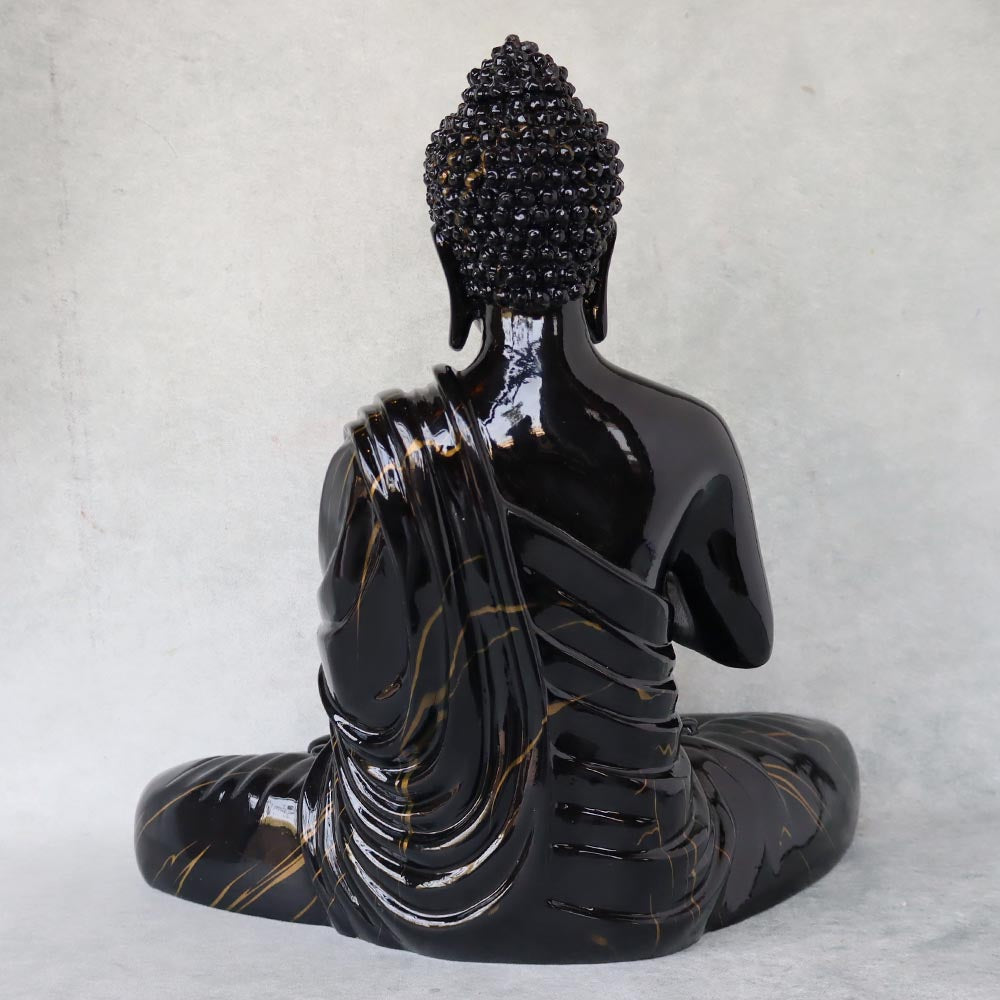 Mudra Buddha Black Glossy Finish by Satgurus