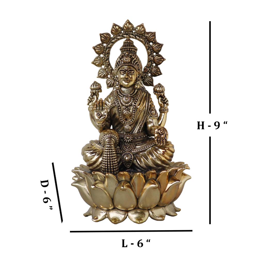 Ashtadhatu Lotus Lakshmi by Satgurus