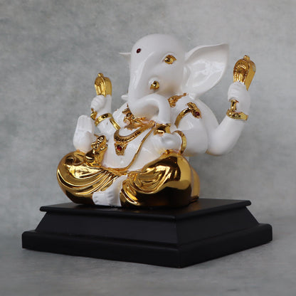 Ganesha On Black Base by Satgurus