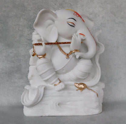 Side Face Ganesha With Bansuri by Satgurus