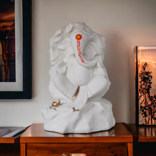 Ganesha On Stone by Satgurus