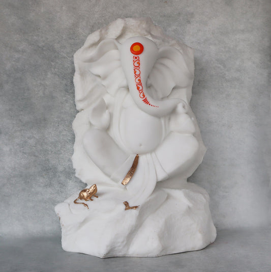 Ganesha On Stone by Satgurus