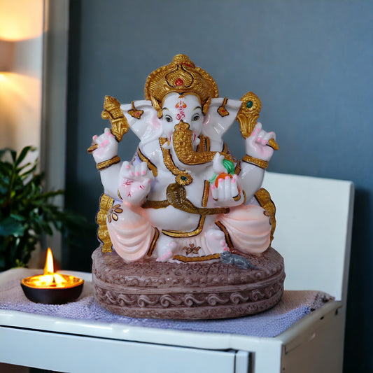 Ganesha With Snake Pastel Series by Satgurus