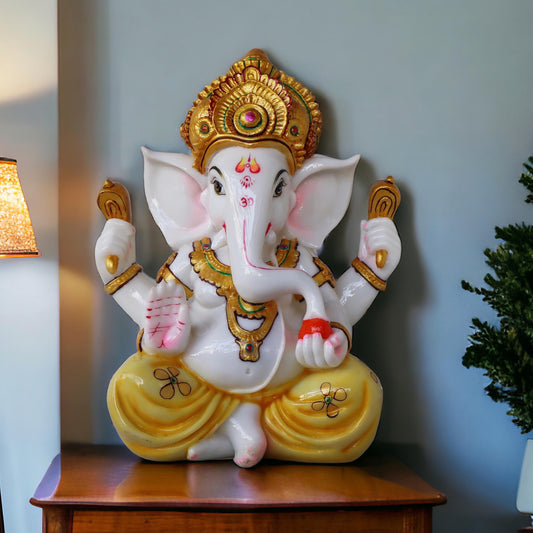 Crown Ganesha Idol Pastel Series by Satgurus