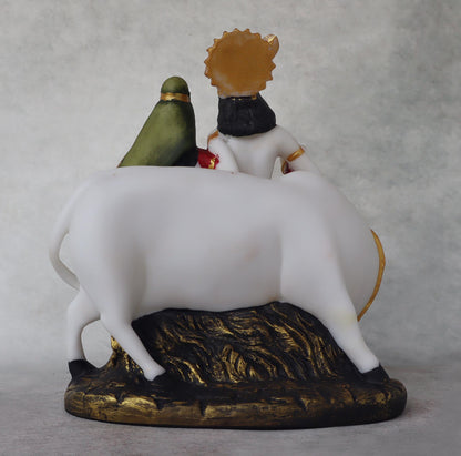 Radha Krishna Idol With Cow by Satgurus