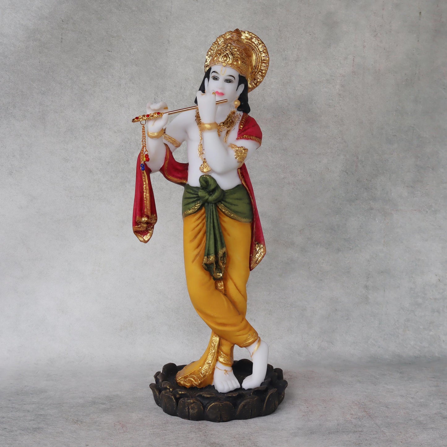 Lord Krishna On Lotus Base by Satgurus