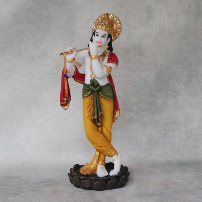 Lord Krishna On Lotus Base by Satgurus