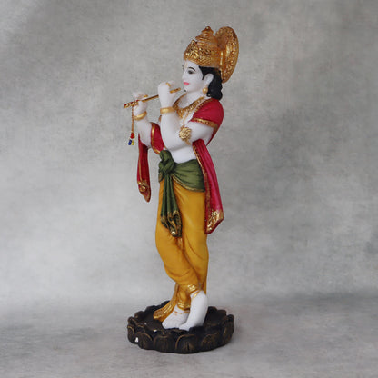 Lord Krishna On Lotus Base by Satgurus