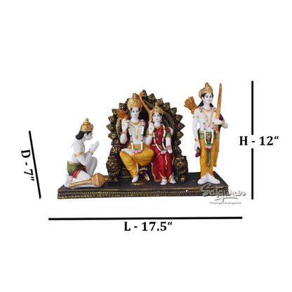 Lord Ram Darbar Idol by Satgurus