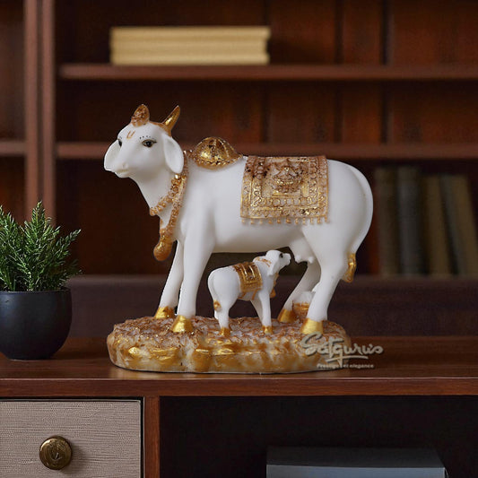Kamdhenu Cow And Calf by Satgurus